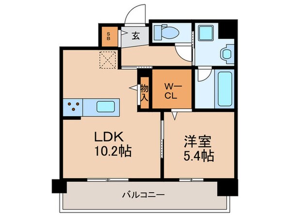 グランデール博多の物件間取画像